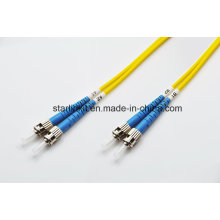 FC a FC Duplex Cable de conexión de fibra óptica de un solo modo